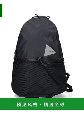 1h可退 香港直邮And Wander 男士 Wander Bags 黑色双肩包 574597