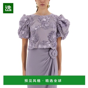 1h可退 香港直邮ROTATE BIRGER CHRISTENSEN 女士 3D TOPS. 网纱