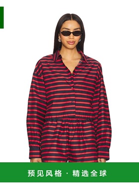 1h可退 香港直邮Weworewhat 女士 短款系扣衬衫 WWCT4501