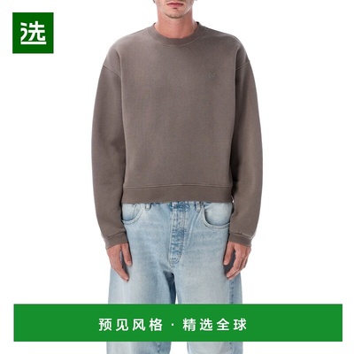 1h可退 香港直邮Erl 男士 Script 圆领运动衫 ERL11T021 brown棕