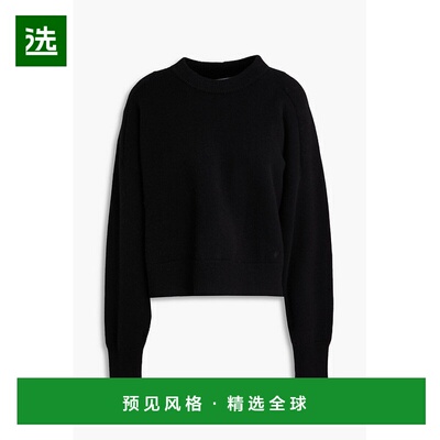 1h可退 香港直邮LOULOU STUDIO 女士 Miro 羊绒毛衣 MIROBLACK