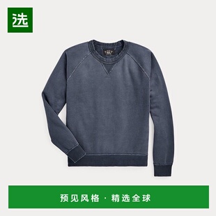 欧洲直邮RALPH LAUREN拉夫劳伦 RRL成衣染色棉质毛圈布卫衣