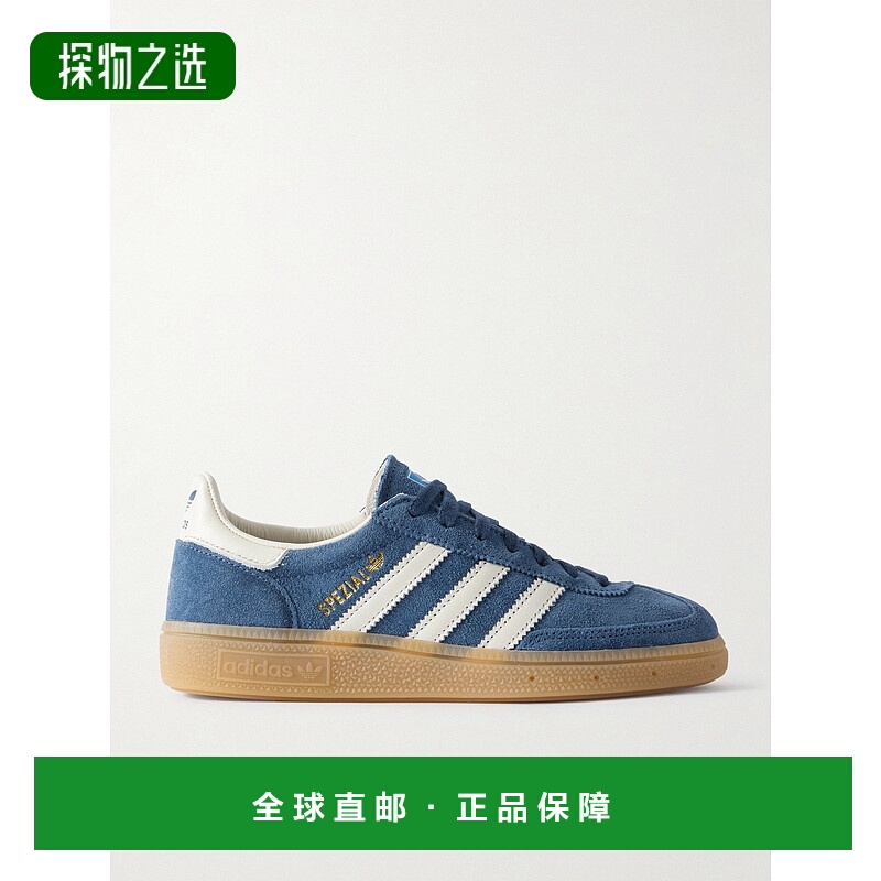 香港直邮Adidas Originals 女士 Handball Spezial 皮革边绒面革
