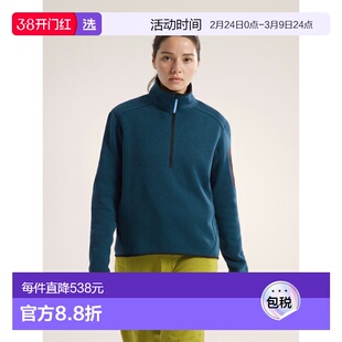 欧洲直邮Arc'teryx 始祖鸟 COVERT 1/2颈部拉链衫 女装长袖抓绒