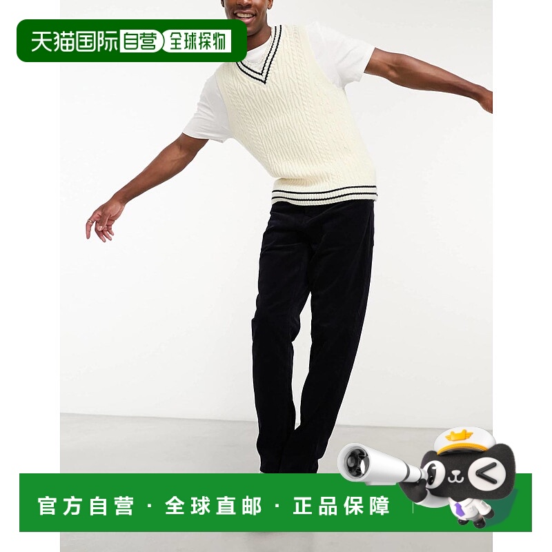 1h可退 香港直邮CARHARTT WIP 男士 newel 宽松锥形灯芯绒裤子(海