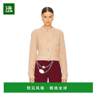 1h可退 香港直邮AREA 女士 Gemstone 系扣针织开衫 FW24AWKN0009Y