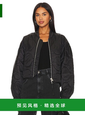 1h可退 香港直邮AGOLDE 女士 x Shoreditch Ski Club Iona 绗缝夹