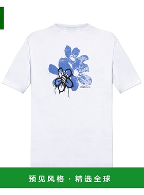 香港直邮ICEBERG 男士T恤 I1P0F07163251101 SS2026 白色 短袖T恤