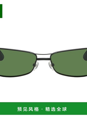 1h可退 香港直邮Jacquemus 男士 黑色 The Stazione 太阳镜 JAC11