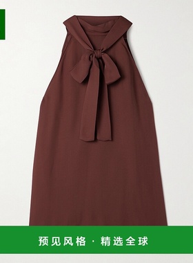 1h可退 香港直邮NILI LOTAN 女士 Alla 真丝雪纺挂脖上衣 13210W3