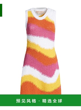 香港直邮Marni 条纹针织棉质连衣裙 ABMD0152Q0UFC066
