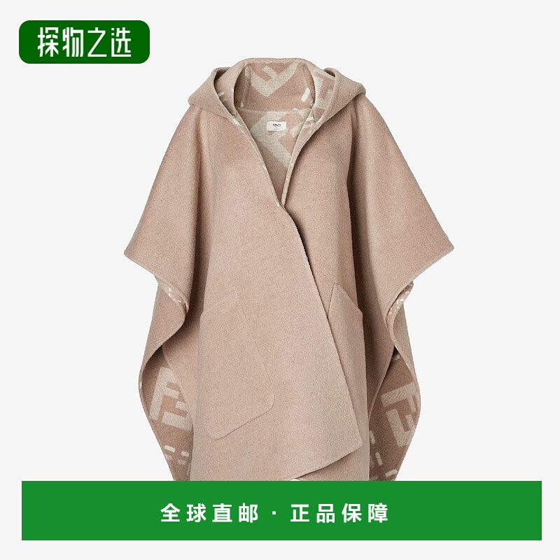 1h可退 欧洲直邮FENDI 芬迪 25秋冬 FXX809AYKUF0QD3 女士 斗篷