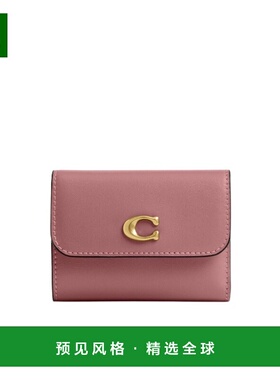 香港直邮COACH 女士钱包 CZ111B4PY SS2026 粉红色 logo卡包钱包