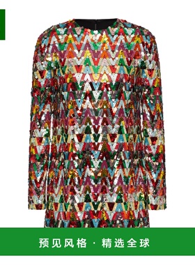 香港直邮VALENTINO 女士外套 XB3VAXQ02UPM12 SS2022 花色 徽标连