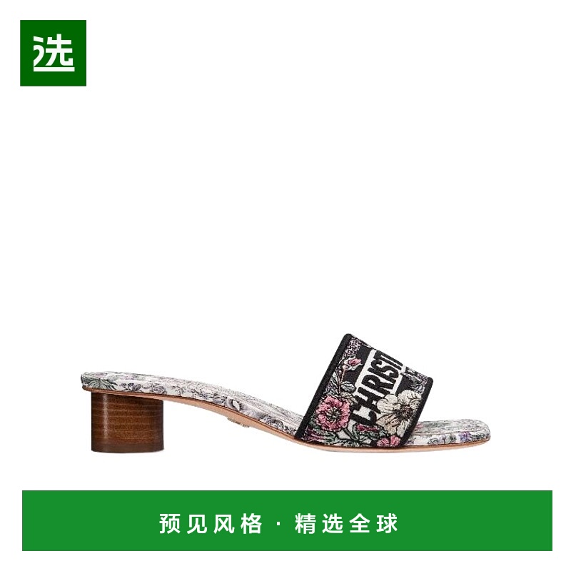 香港直邮Dior 图案高跟凉鞋 KCQ902UEC