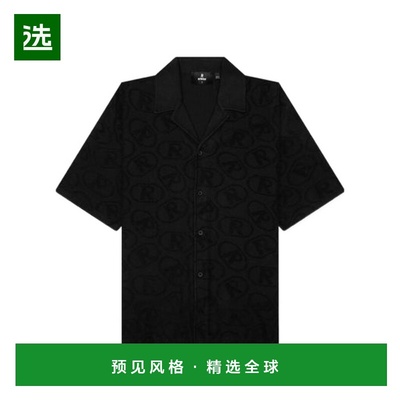 香港直邮Represent 男士T恤 MLM10029001 AW2025 黑色 短袖衬衫