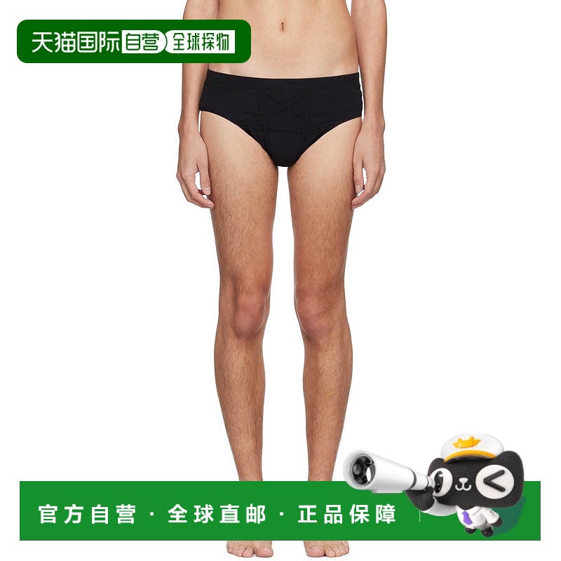 1h可退 香港直邮Rick Owens Lilies 瑞克·欧文斯 男士 黑色 Pent