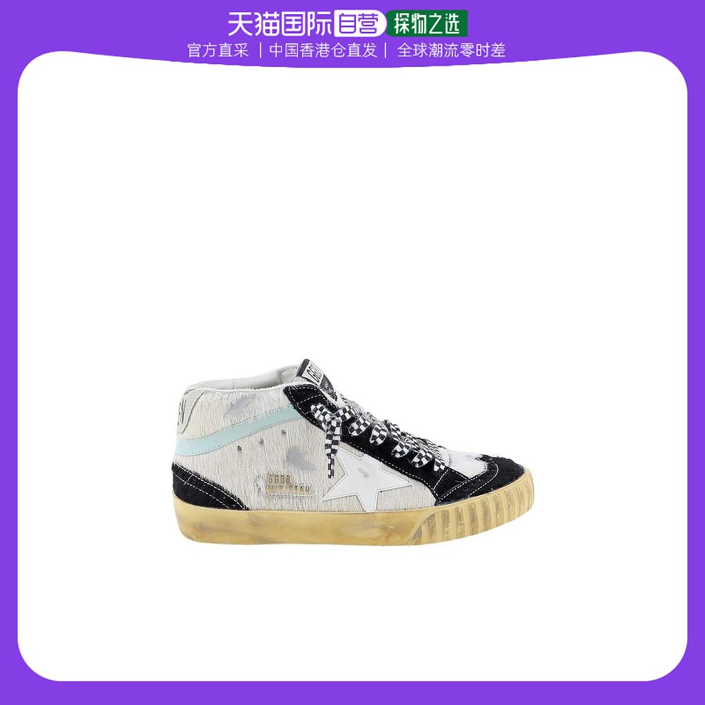 香港直邮Golden Goose Deluxe Brand徽标系带运动鞋 GWF00122.F0