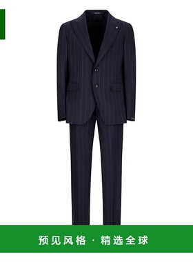 1h可退 香港直邮Tagliatore 男士 单排扣细条纹套装 2SVS26B11150
