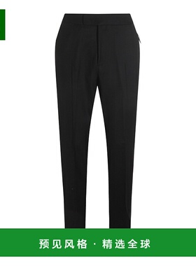 香港直邮Berluti 伯尔鲁帝 男士 黑色羊毛裤子长裤 R29TCU107001