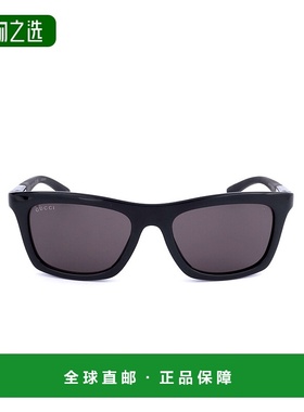 1h可退 香港直邮Gucci 古驰 男士 黑色太阳镜 GG1735S black黑色