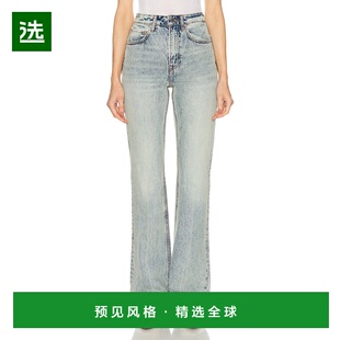 1h可退 香港直邮GRLFRND 女士 Melanie 高腰小喇叭裤 GF464611720