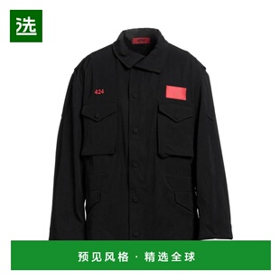 1小时内可退 【美国直邮】424男士外套单排扣纯色多口袋休闲时尚