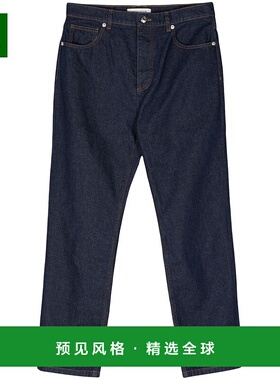 1h可退 香港直邮MAISON KITSUNE 男士 直筒牛仔裤 NM01123WW0081