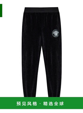 香港直邮Versace 天鹅绒运动裤 10162821A15968卫裤休闲裤束脚裤