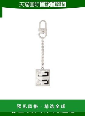 香港直邮Givenchy 4G Lock 骰子架钥匙圈 BK60E9K15M钥匙扣链条