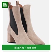 香港直邮Paris Texas 1h可退 女士 Anja 绒面革短靴 beige米色