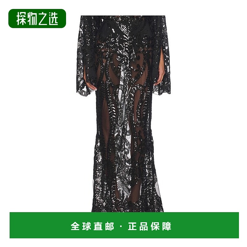 香港直邮NORMA KAMALI 诺玛·卡玛丽 女士 Obie 长款半身裙 ST425