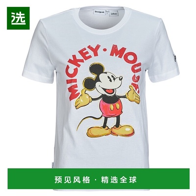 欧洲直邮Desigual 多思奇格 女装 春夏 短袖T恤 MICKEY MOUSE