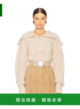 1h可退 香港直邮Iro 女士 Swana 毛衣 25WWM12SWANA beige米色 舒
