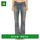 低腰直筒牛仔裤 1h可退 女士 Whipstitch 香港直邮jaded london