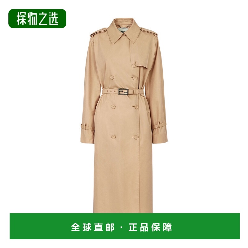 香港直邮Fendi 徽标风衣 FF8980AK6D