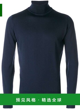 香港直邮JOHN SMEDLEY 男士针织毛衣 CHERWELLMIDNIGHT CO 蓝色