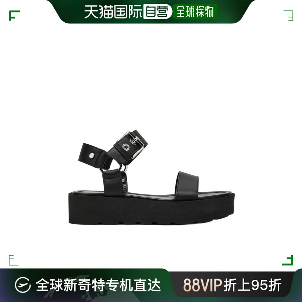 香港直邮Gianvito Rossi可调节搭扣平底凉鞋 G32341CLN