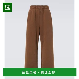 1h可退 香港直邮Entire Studios 男士 棉质针织运动裤 brown棕色
