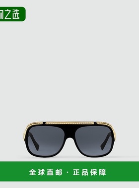 1h可退 欧洲直邮LV/路易威登 男士黑色醋酸纤维太阳镜正品舒适百