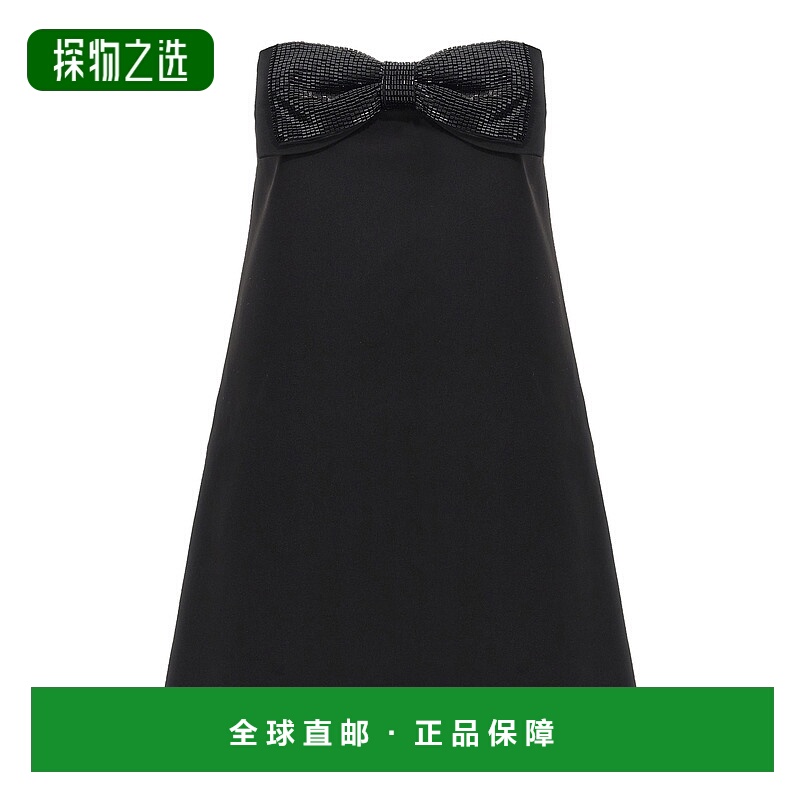 香港直邮Self-Portrait 女士 'Black Mini'... 绉纱抹胸服装 RS25