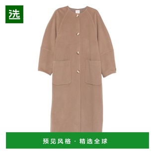 香港直邮ALYSI 女士大衣 165943A5232MOS AW2025 棕色 Wool Coat