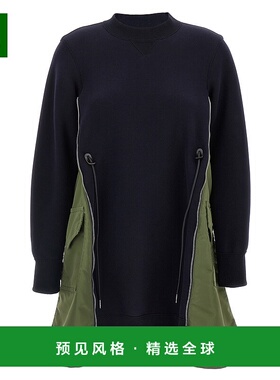 1h可退 香港直邮Sacai 女士 'Sponge' 连衣裙 SCW229 colorful花