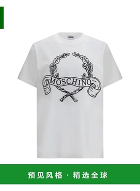 1h可退 香港直邮MOSCHINO 男士T恤 261ZZA072202411001 SS2026 白