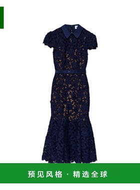 1h可退 香港直邮SELF-PORTRAIT 女士连衣裙 RS26171MN0NAVY SS202