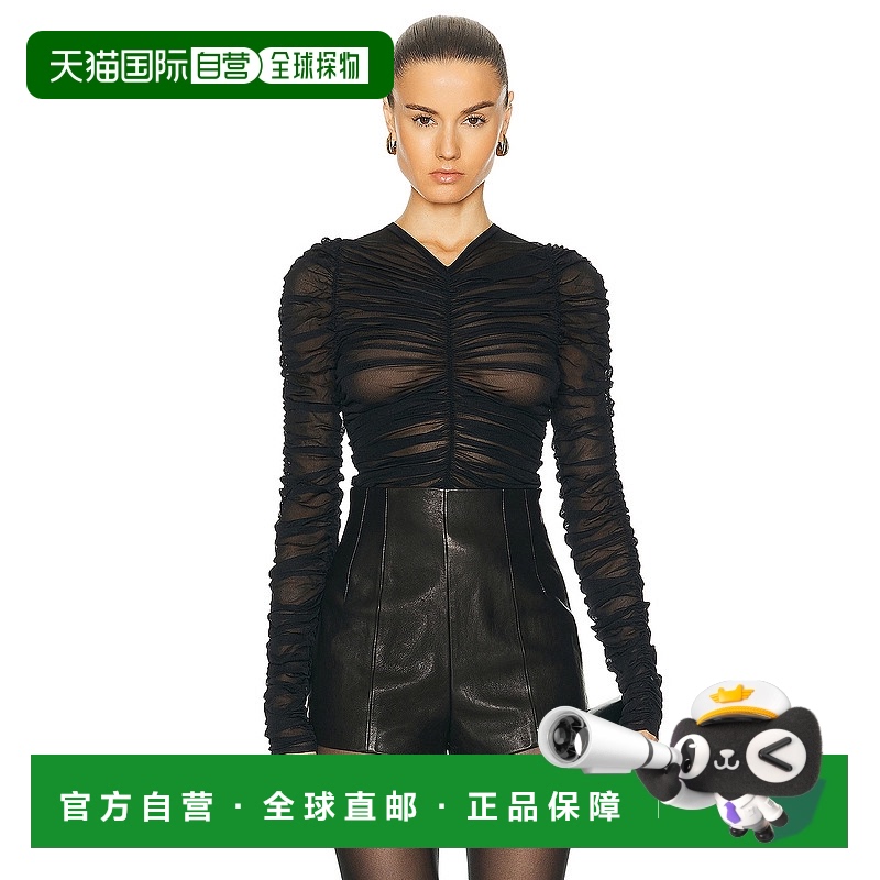 1h可退 香港直邮KHAITE 女士 Haven 上衣 9508312 black黑色 舒适