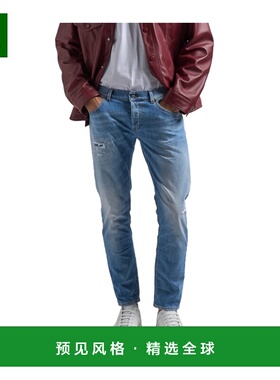 香港直邮DONDUP 男士牛仔裤 UP168DS0107IL5800 SS2025 蓝色