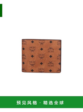 香港直邮MCM 男士钱包 MXSAAVI01CO AW2023 棕色 Bi-fold wallet