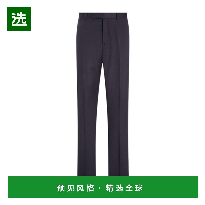 香港直邮Dior 折痕细节休闲裤 443C131A6268迪奥直筒裤