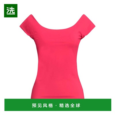 1h可退 香港直邮Chiara Boni La Petite Robe 女士 T恤 red红色